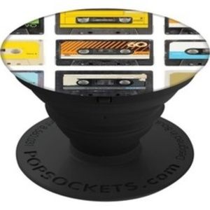 PopSockets Cell Phone Grip & Stand - 80s/90s Tapes